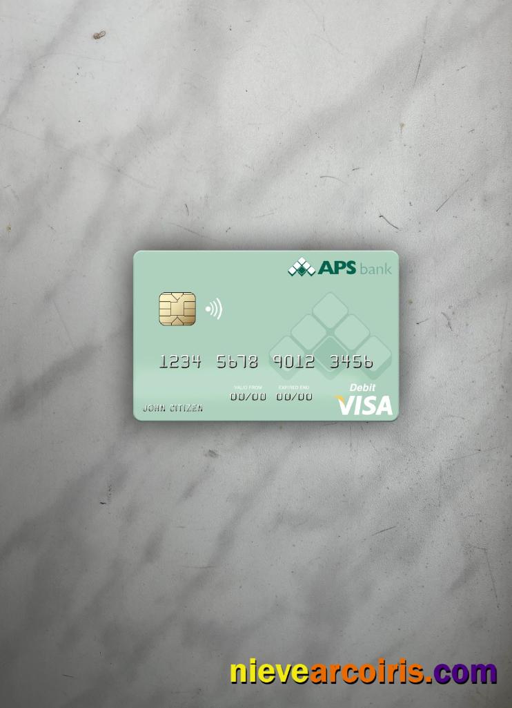 Malta APS Bank Limited Visa Debit Card Photolook Front Sample
