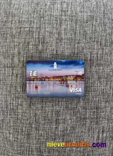 Malta Lombard Bank Visa Classic Card Photolook Front Sample