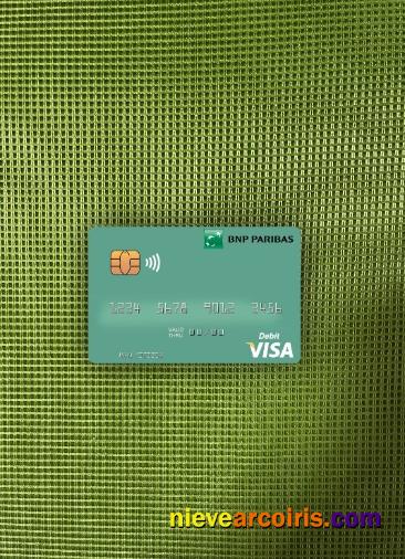 Mauritania BNP Paribas Visa Debit Card Photolook Front Preview