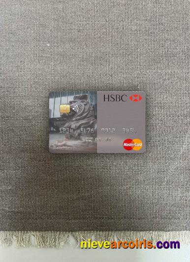 Mauritius HSBC Bank Mastercard Photolook Front Sample