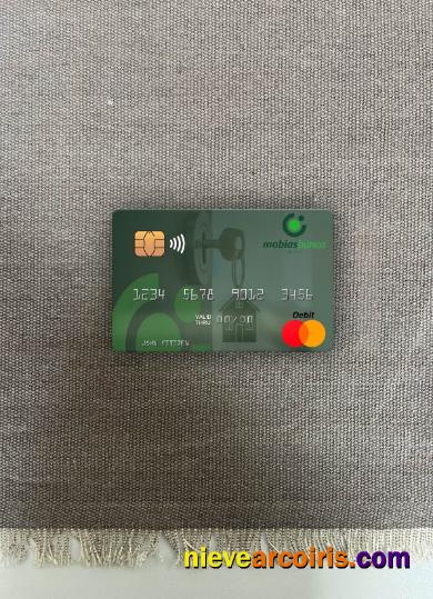 Moldova MobiasBanca Mastercard Photolook Front Template