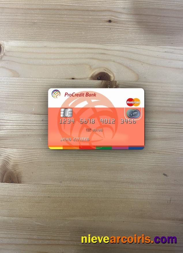 Moldova ProCredit Bank MasterCard 1 Photolook Front Preview