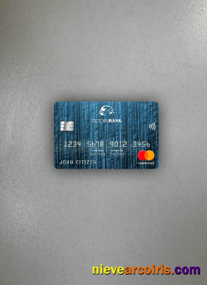 Moldova Victoriabank Mastercard Photolook Front Preview