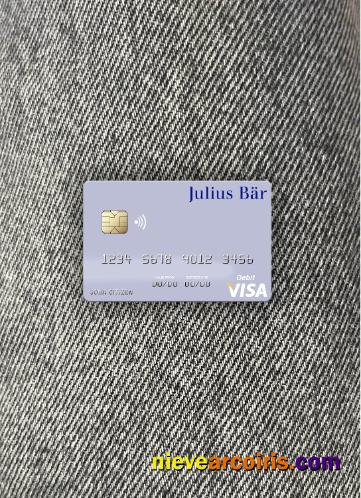 Monaco Julius Bär & Co. AG Bank Visa Debit Card Photolook Front Preview