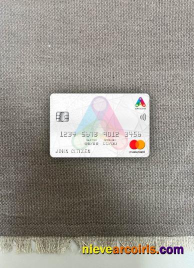 Mongolia Arig Bank Mastercard Photolook Front Preview