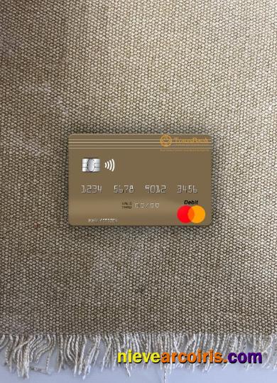 Mongolia TransBank Of Mongolia Mastercard Photolook Front Template