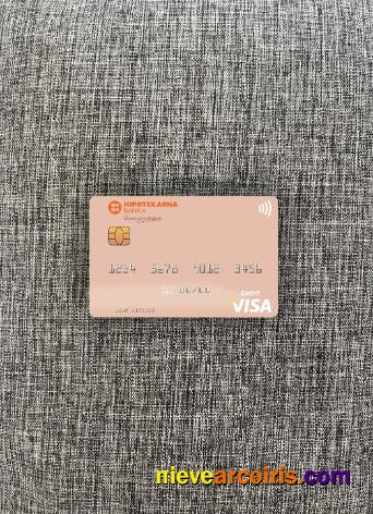 Montenegro Hipotekarna Banka Visa Debit Card Photolook Front Photolook