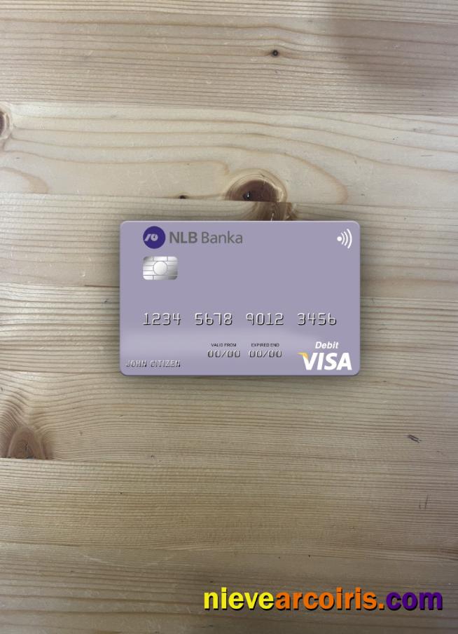 Montenegro NLB Banka A.d. Podgorica Visa Debit Card Photolook Front Photolook