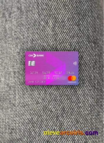 Morocco CIH Bank Mastercard Photolook Front Preview