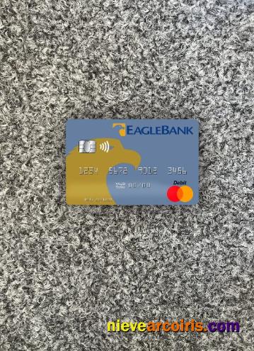 Nauru Eagle Bank Inc Mastercard Photolook Front Template