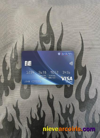 Nepal Bank Nepal Visa Classic Card Photolook Front Photolook