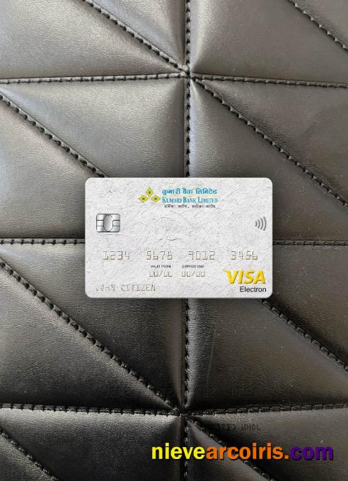 Nepal Kumari Bank Visa Electron Card Photolook Front Photolook