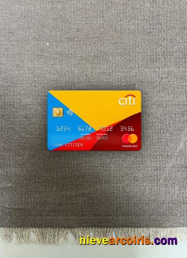 Netherlands Citibank Mastercard Photolook Front Template