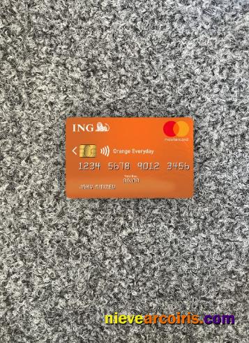 Netherlands ING Orange MasterCard Photolook Front Preview