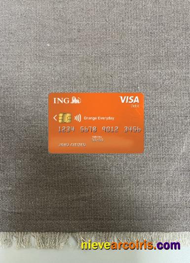 Netherlands ING Orange VISA Photolook Front Preview