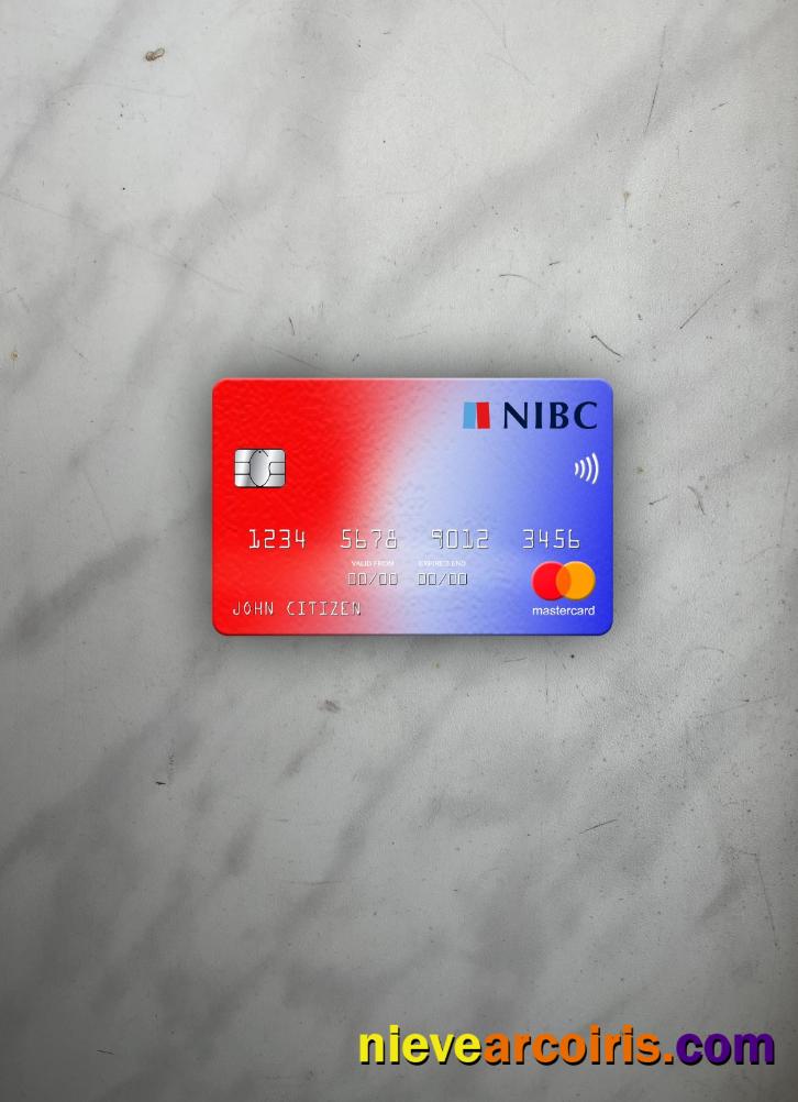Netherlands NIBC Bank Mastercard Photolook Front Sample