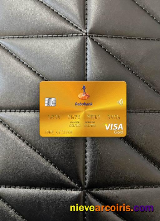 Netherlands Rabobank Visa Gold Card Photolook Front Preview