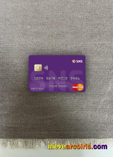 Netherlands SNS Bank Mastercard Photolook Front Preview