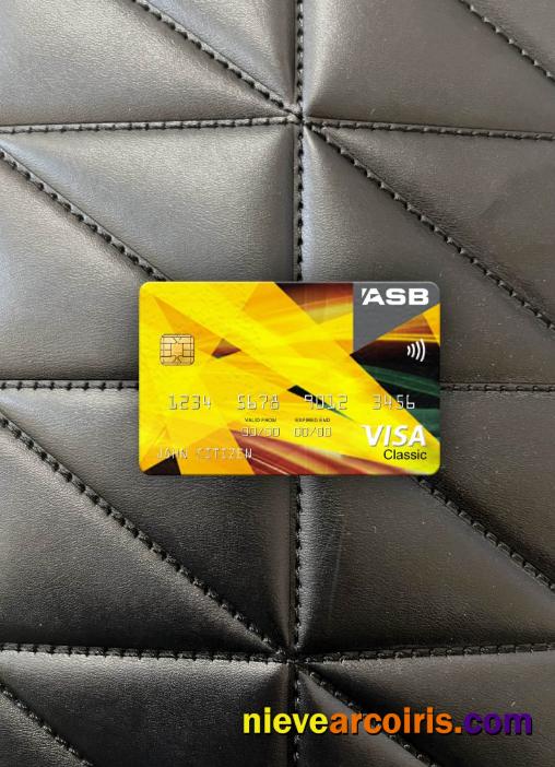 New Zealand ASB Bank Visa Classic Card Photolook Front Photolook