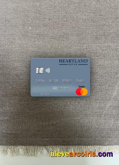 New Zealand Heartland Bank Mastercard Photolook Front Template