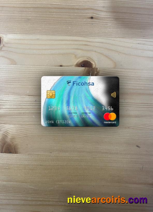 Nicaragua Banco Ficohsa Bank Mastercard Photolook Front Sample
