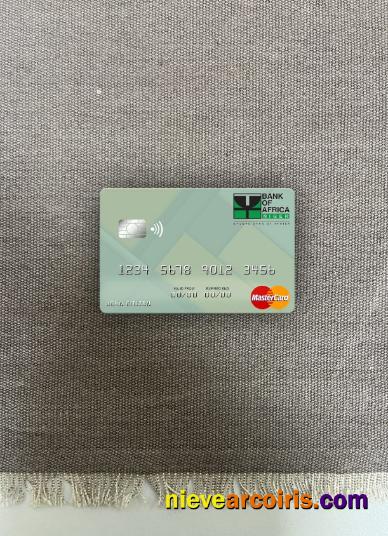 Niger Bank Of Africa Mastercard Photolook Front Photolook