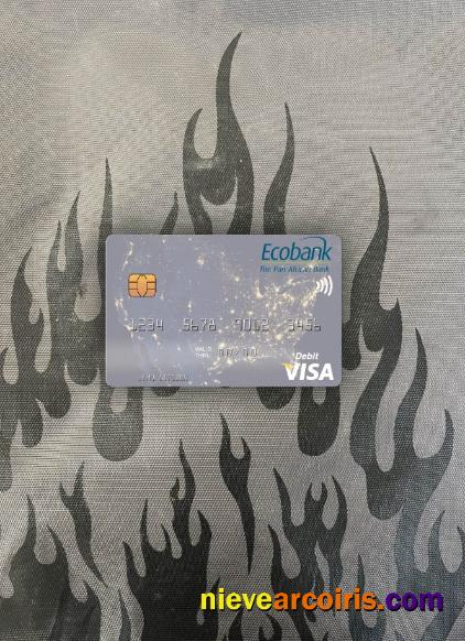 Niger Ecobank Visa Debit Card Photolook Front Preview