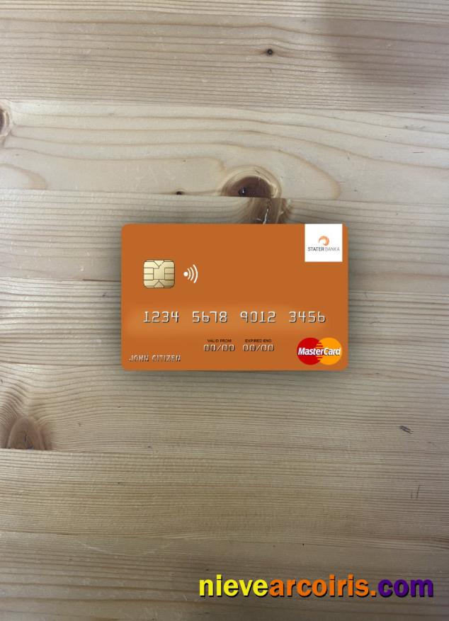 North Macedonia Stater Banka AD Kumanovo Mastercard Photolook Front Sample