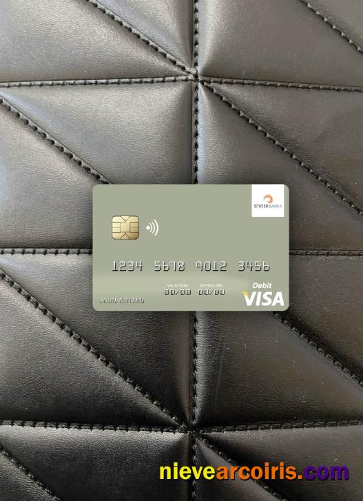 North Macedonia Stater Banka AD Kumanovo Visa Debit Card Photolook Front Photolook