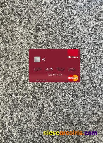 Norway BN Bank ASA Mastercard Photolook Front Sample