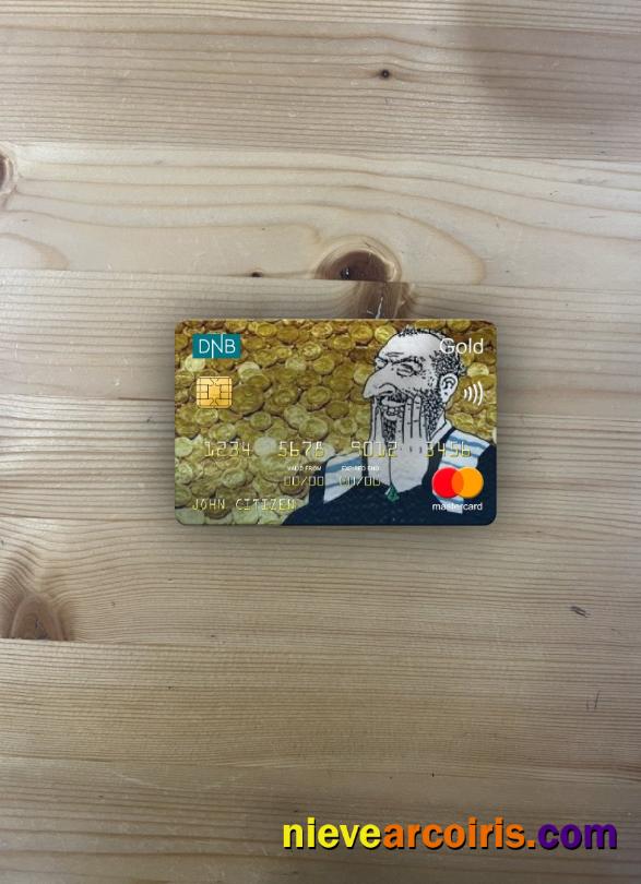 Norway DNB Bank Mastercard Gold Photolook Front Preview