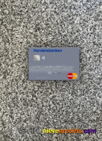 Norway Handelsbanken Mastercard Photolook Front Sample