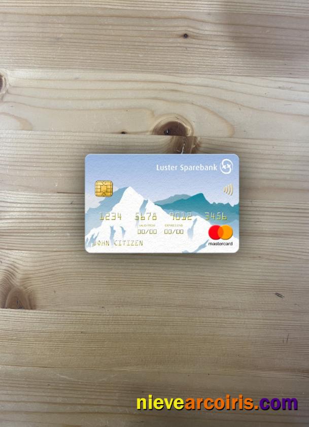 Norway Luster Sparebank Mastercard Photolook Front Sample