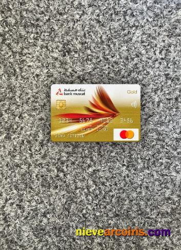Oman Bank Muscat Bank Mastercard Gold Photolook Front Preview