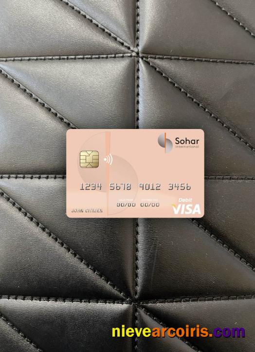 Oman Sohar International Bank Visa Debit Card Photolook Front Photolook