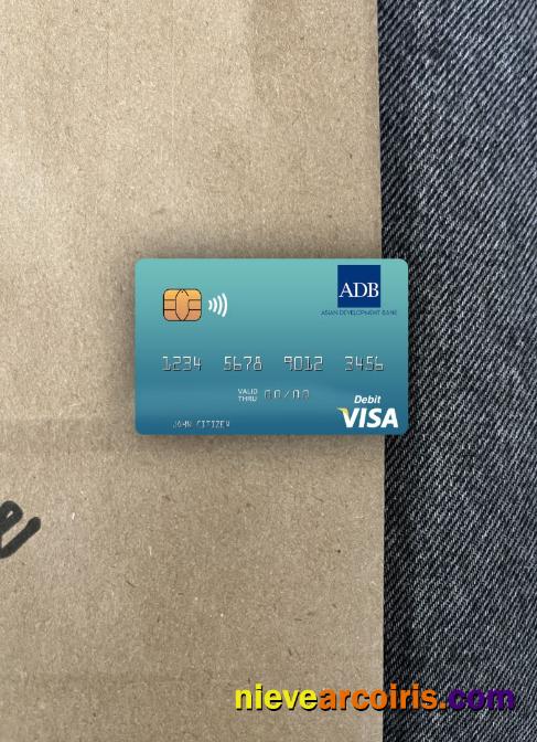Palau ADB Bank Visa Debit Card Photolook Front Photolook