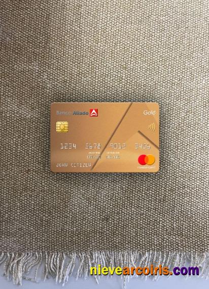 Panama Banco Aliado Bank Mastercard Gold Photolook Front Preview