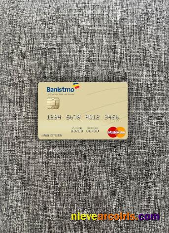 Panama Banco Banistmo Mastercard Photolook Front Template