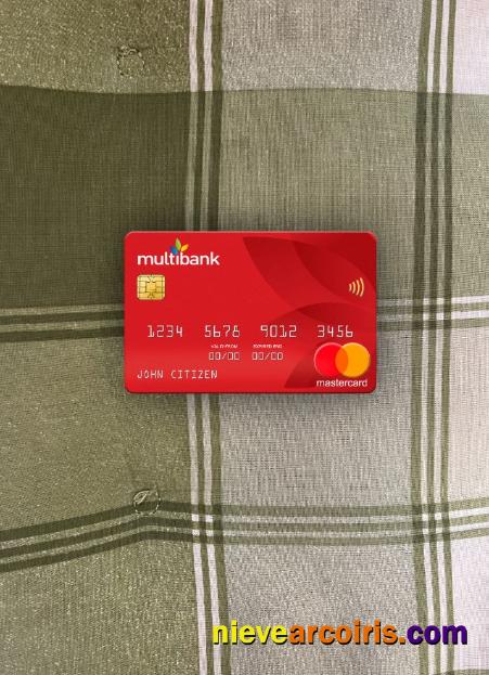 Panama Multibank Mastercard Photolook Front Template