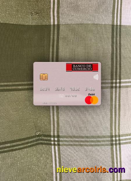 Peru Banco De Comercio Mastercard Photolook Front Sample