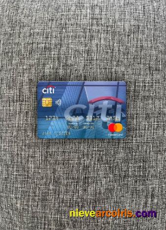 Peru Citibank Mastercard Photolook Front Sample