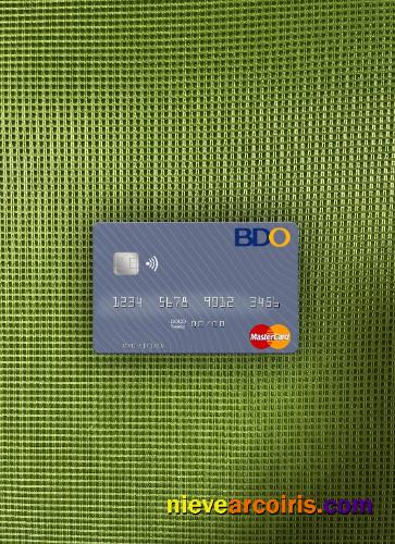 Philippines Banco De Oro Mastercard Photolook Front Photolook