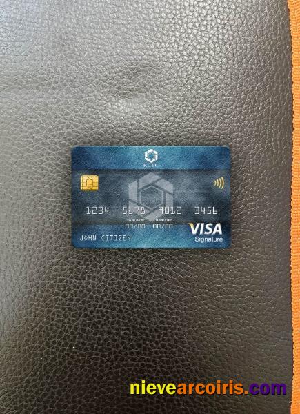 Philippines Rizal Commercial Banking Corporation (RCBC) Visa Signature Card Photolook Front Sample