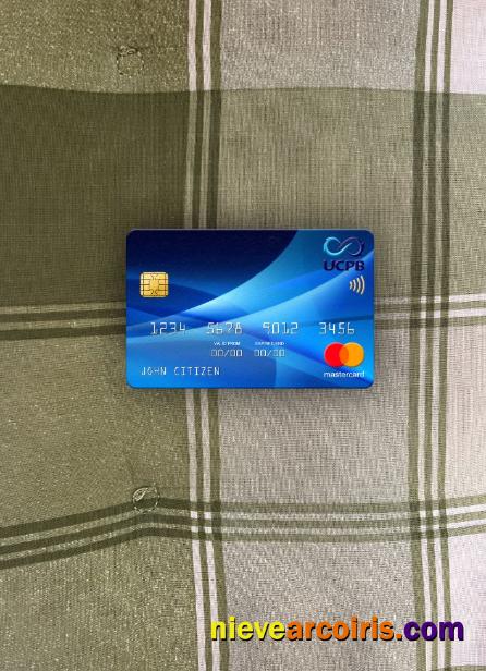 Philippines The United Coconut Planters Bank (UCPB) Mastercard Photolook Front Template