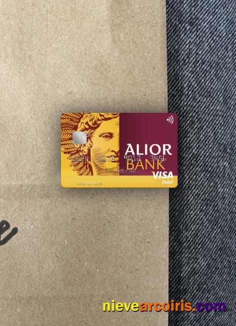Poland Alior Bank Visa Debit Card Photolook Front Sample