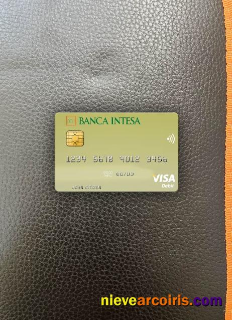 Poland Banca Intesa Visa Debit Card Photolook Front Preview