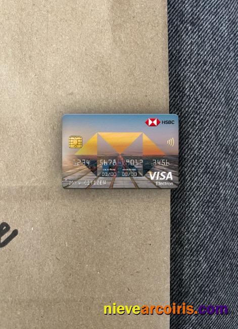 Poland HSBC Bank Visa Electron Card Photolook Front Photolook