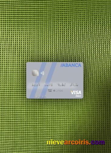 Portugal Abanca Visa Debit Card Photolook Front Photolook
