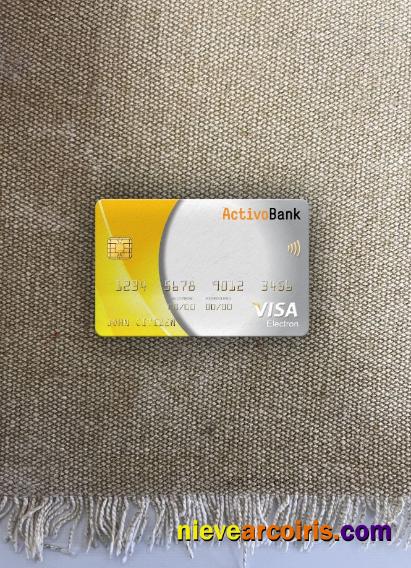 Portugal Activobank Visa Electron Card Photolook Front Preview