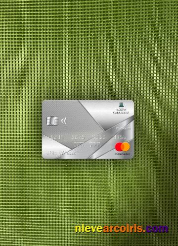Portugal Banco Carregosa Bank Mastercard Platinum Photolook Front Sample
